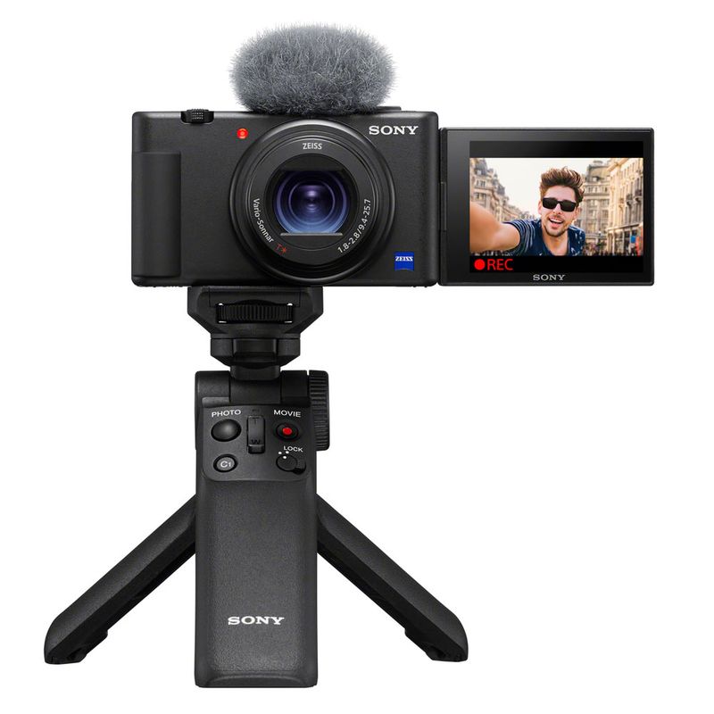 SONY zv-1カメラセット gp-vpt2bt含む Bundle: Cámara compacta ideal para vlog ZV-1 + Agarre para