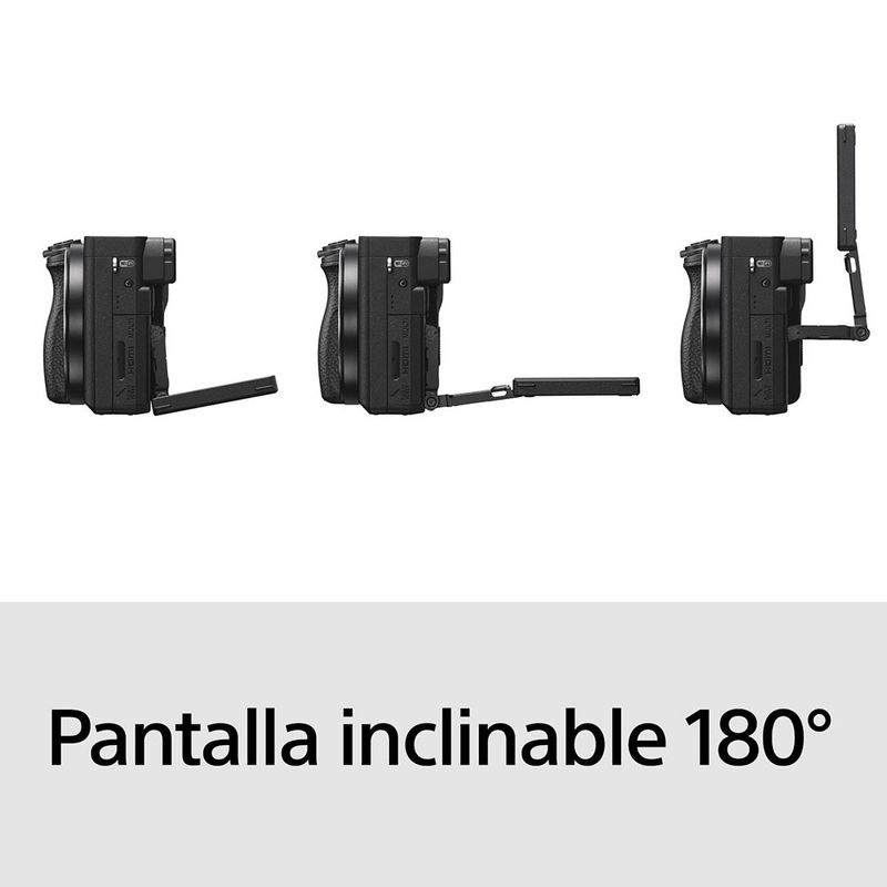 Cámara a6400 con montura E y sensor APS-C | Sony Store Chile