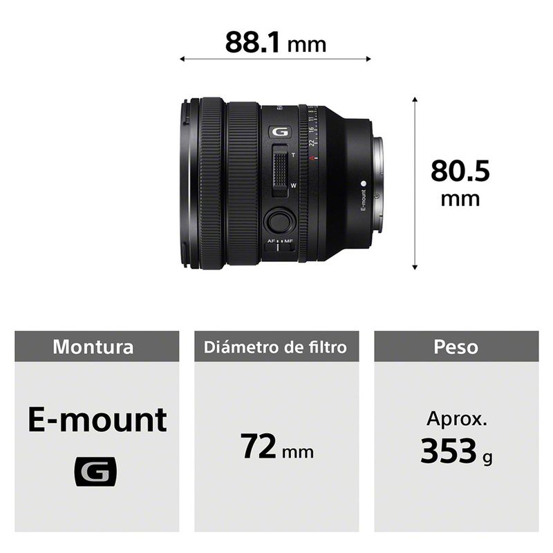 FE PZ 16-35 mm F4 G | Sony Store Chile - Sony Store Chile