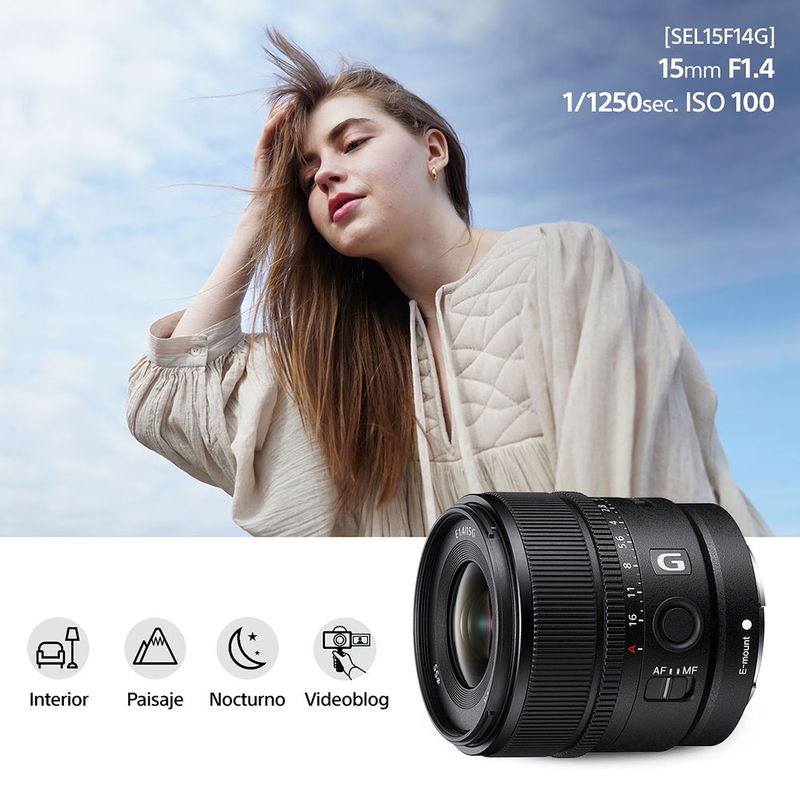 E 15 mm F1.4 G | Sony Store Chile - Sony Store Chile