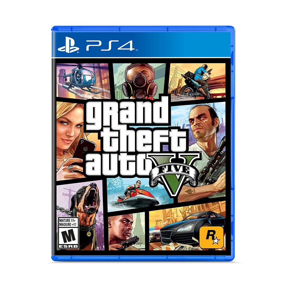 PS4 Grand Theft Auto V  Sony Store Chile - Sony Store Chile