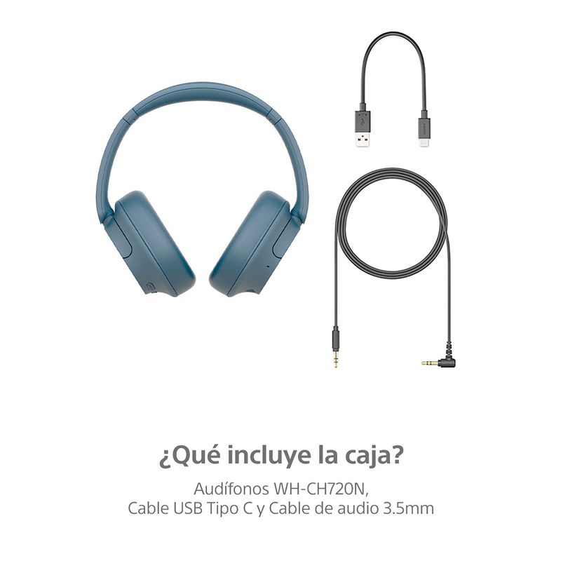 Sony WH-CH720N Auriculares inalámbricos con cancelación de ruido