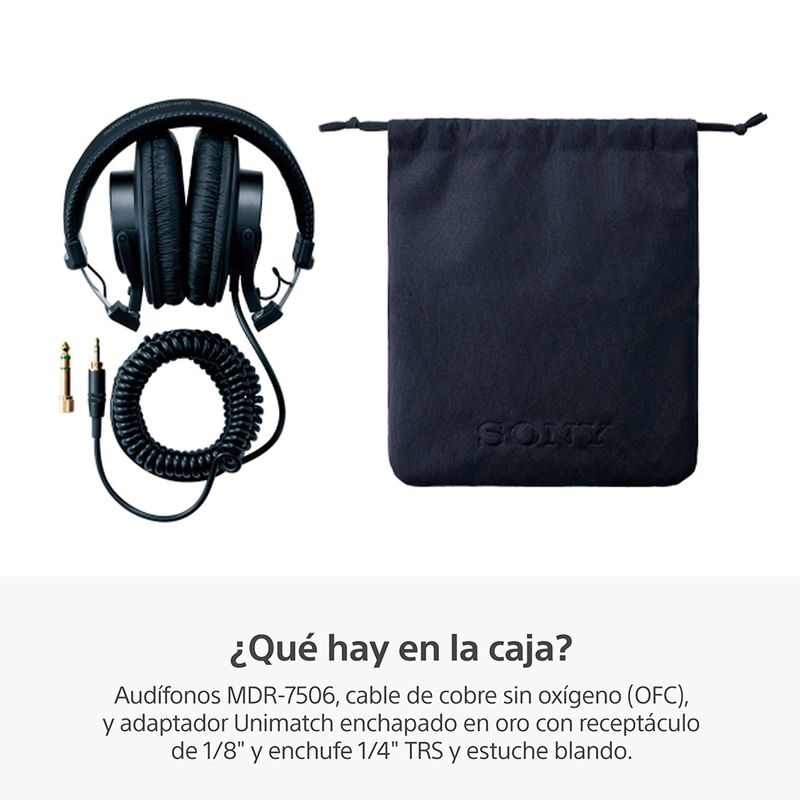 Professional Headphones MDR-7506 | Sony Store Chile - Sony Store Chile