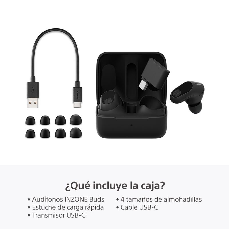 Audífonos “True Wireless” inalámbricos con Noise Cancelling para