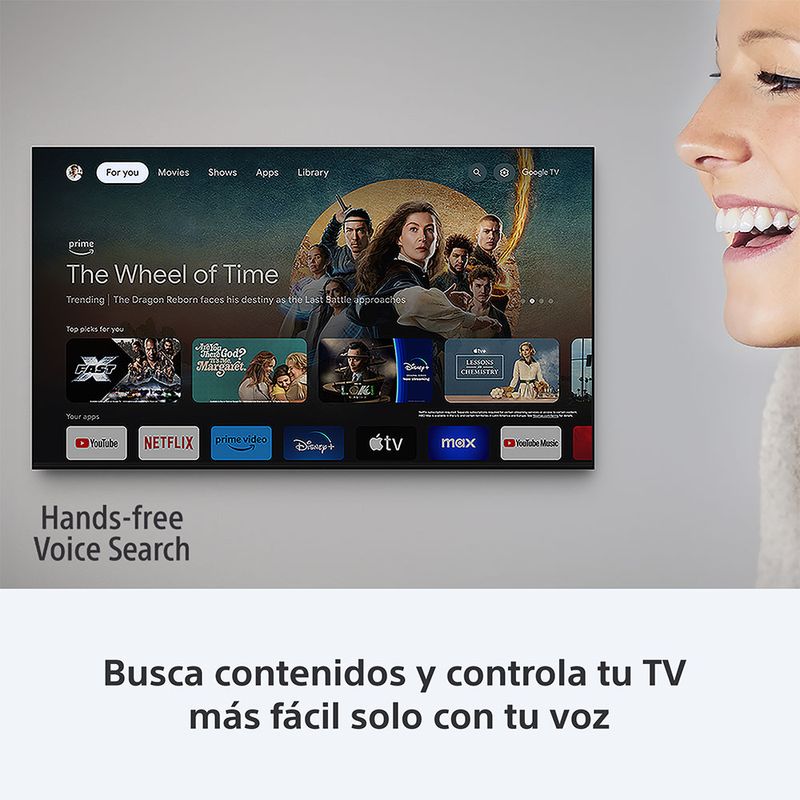 BRAVIA Procesador XR Mini LED 4K Ultra HD Alto rango