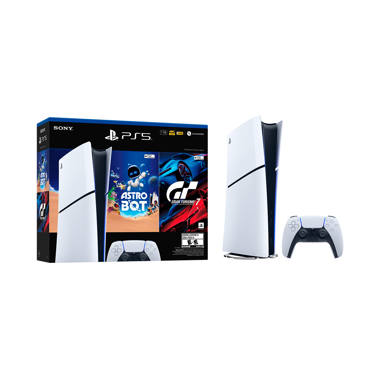 🎮 PlayStation 5 Edición Digital con Astro Bot y Gran Turismo 7 - Oferta ...