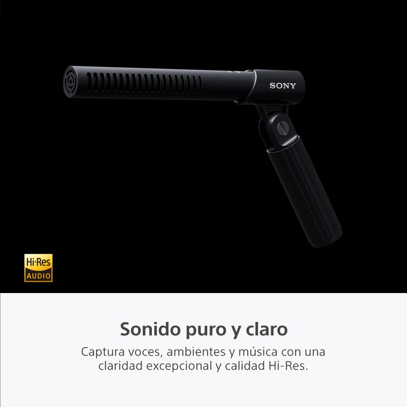 Micrófono de pistola ECM-778 | Sony Store Chile - Sony Store Chile