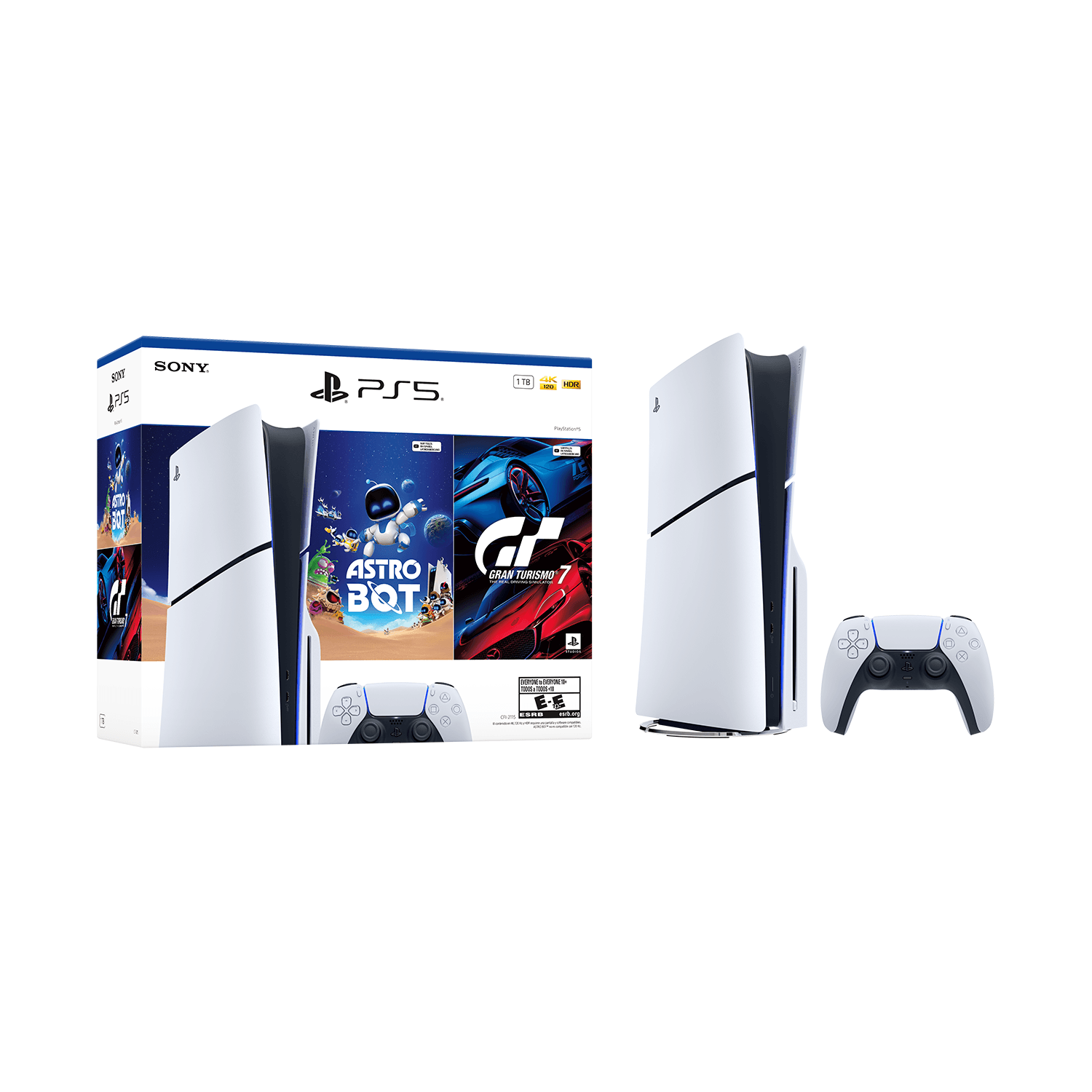 おもちゃ PS5 1200 Paquete de consola PlayStation®5 de 1 TB: ASTRO BOT y Gran Turismo